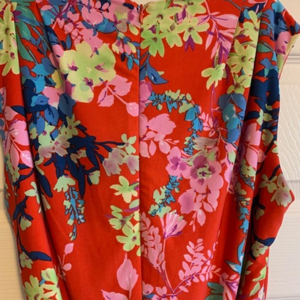 julia jordan Red Floral Midi Dress - Picture 5 of 9